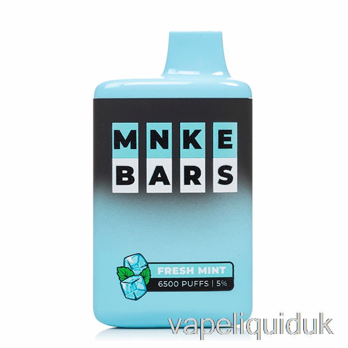 MNKE BARS 6500 Disposable Fresh Mint Vape Liquid